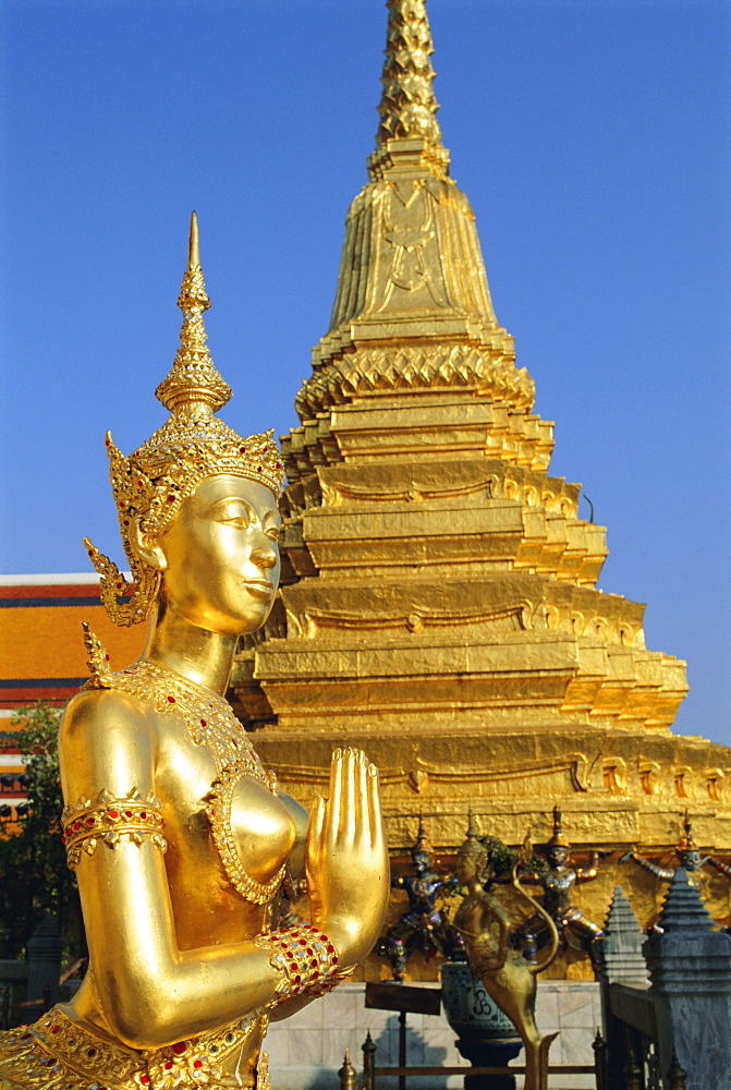 Wat Phra Kaeo, Grand Palace, Bangkok, Thailand, Asia