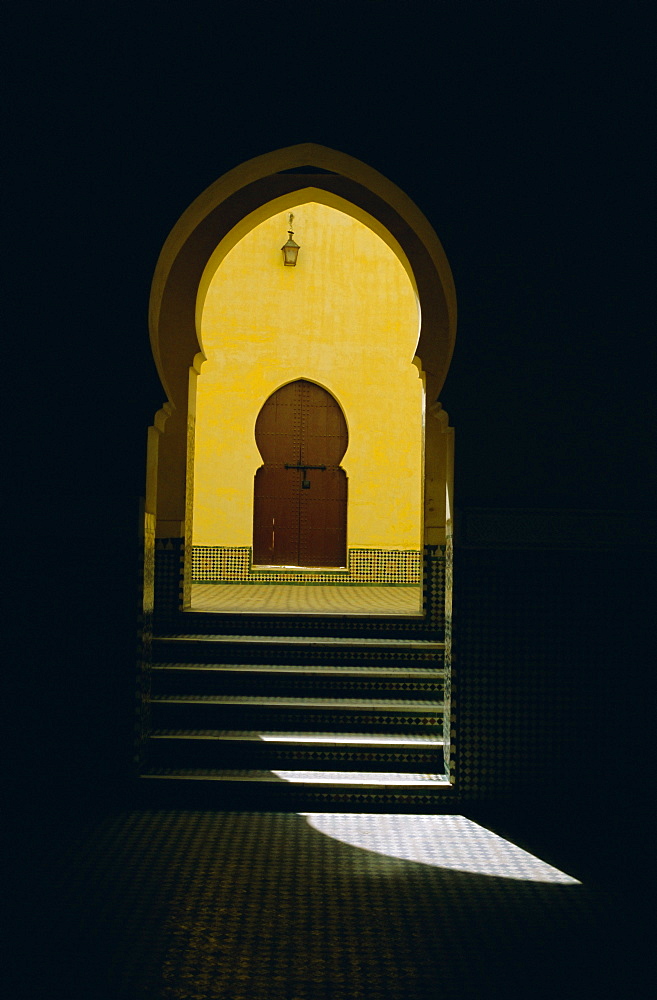 The tomb of Moulay Ismail, Meknes, Morocco, North Africa, Africa