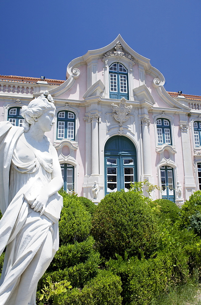 The Queluz Palace, once the summer residence of the Braganza Kings, Queluz, near Lisbon, Portugal, Europe