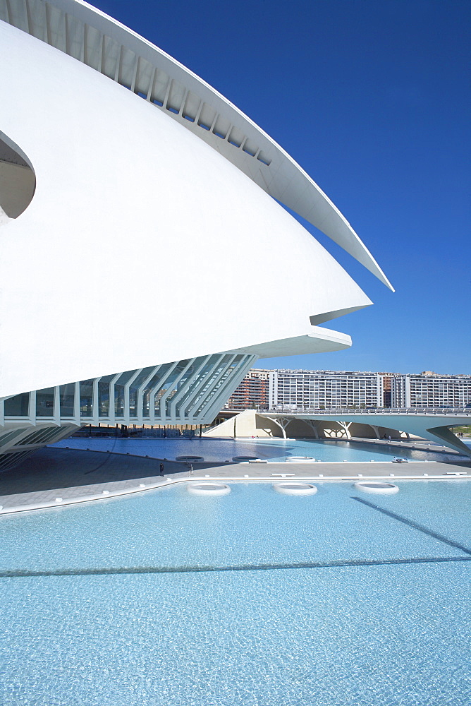 Palau de les Arts, City of Arts and Sciences, Valencia, Spain, Europe