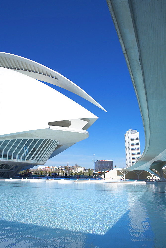 Palau de les Arts, City of Arts and Sciences, Valencia, Spain, Europe