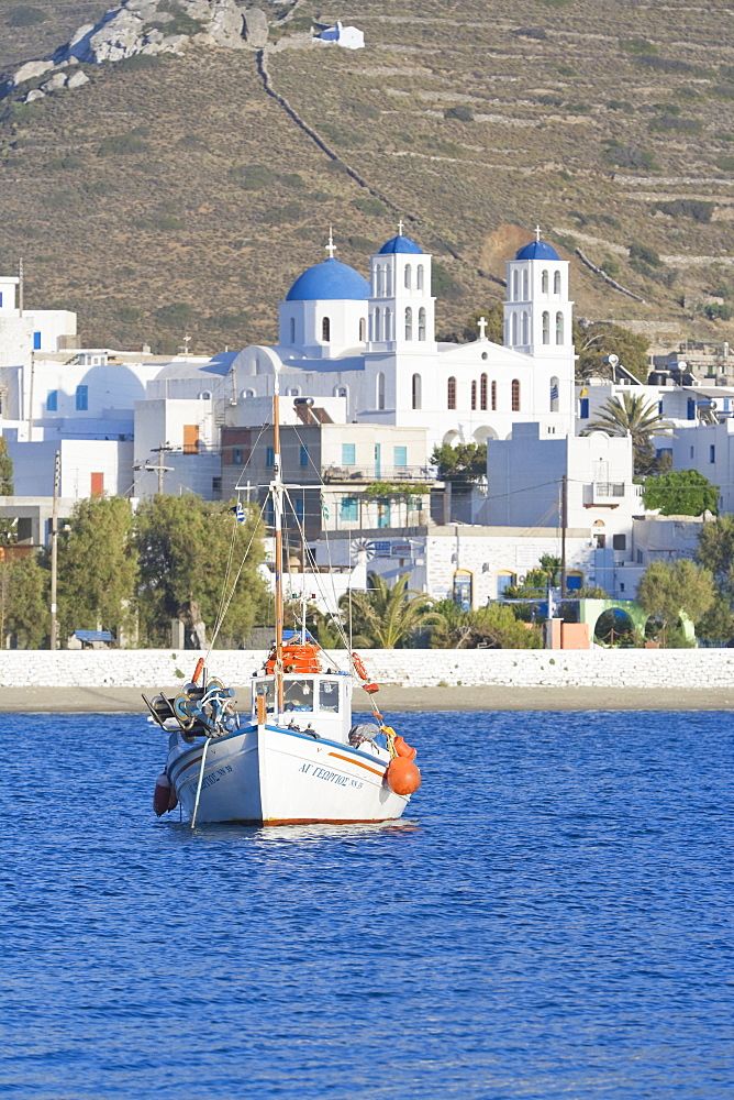 Katapola harbour, Katapola, Amorgos, Cyclades Islands, Greek Islands, Greece, Europe