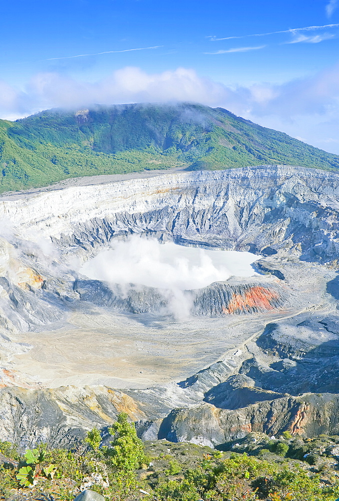 Poas Volcano, Poas Volcano National Park, Costa Rica, Central America