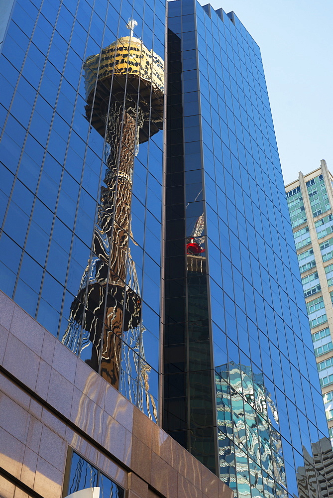 Reflection of Sydney Tower, Sydney, New South Wales, Australia, Pacific 