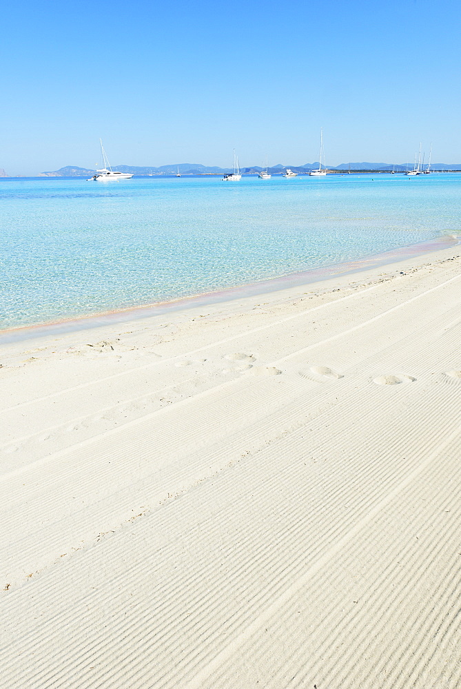 Ses Illetes beach, Formentera, Balearic Islands, Spain, Mediterranean, Europe 