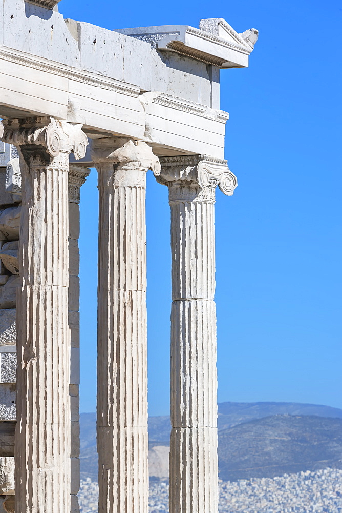 Erechtheion Temple, Acropolis, UNESCO World Heritage Site, Athens, Greece, Europe