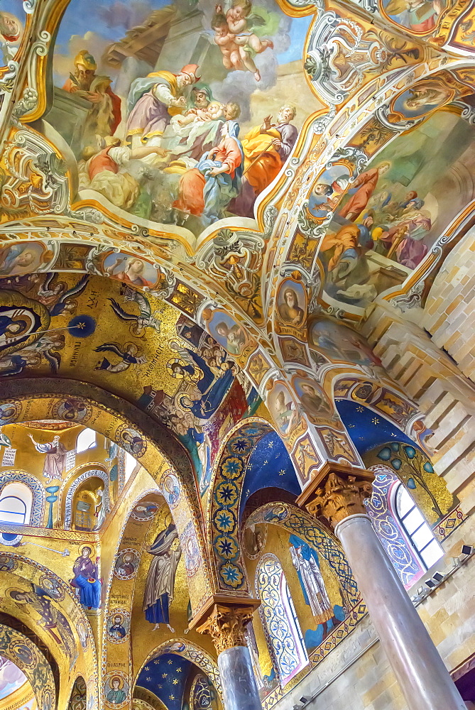 La Martorana Church, Palermo, Sicily, Italy, Europe