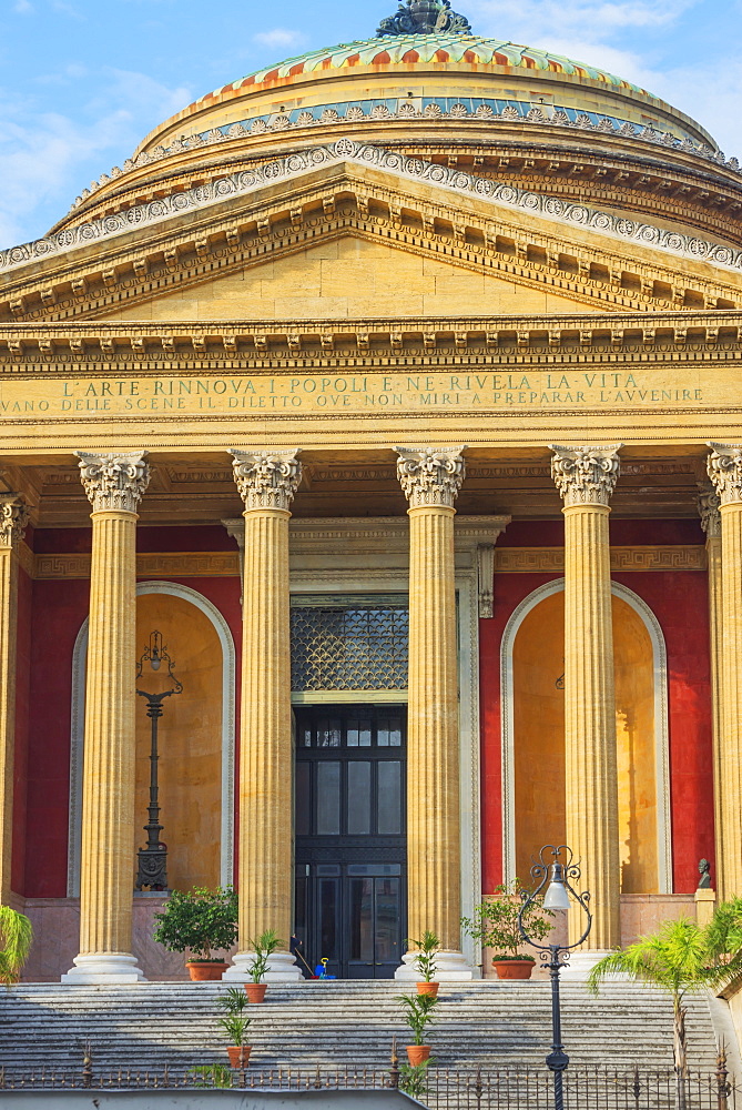 Teatro Massimo, Palermo, Sicily, Italy, Europe