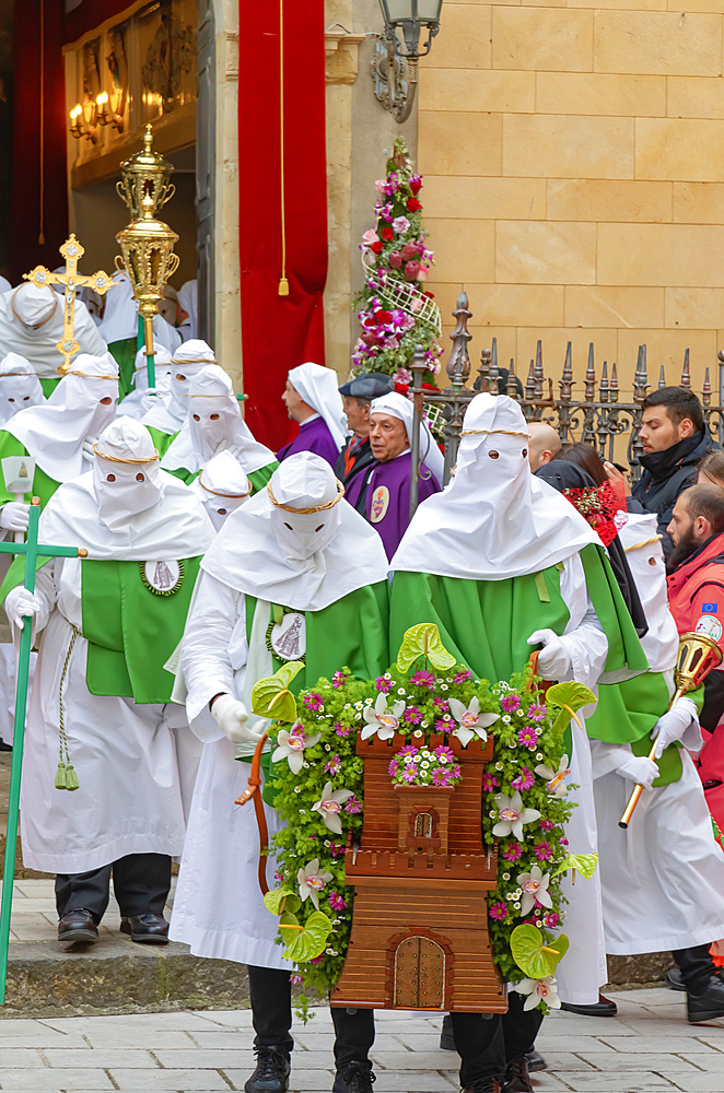 Good Friday procession, Enna, Sicily, Italy, Mediterranean, Europe