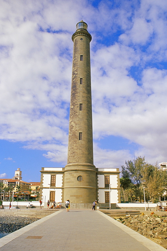 Maspalomas lighthouse, Maspalomas, Gran Canaria, Canary Islands, Spain, Atlantic, Europe