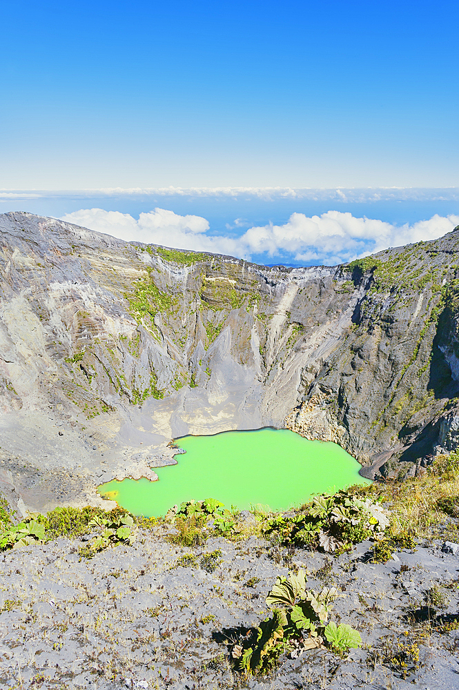 Irazu volcano, Irazu Volcano National Park, Cartago Province, Costa Rica