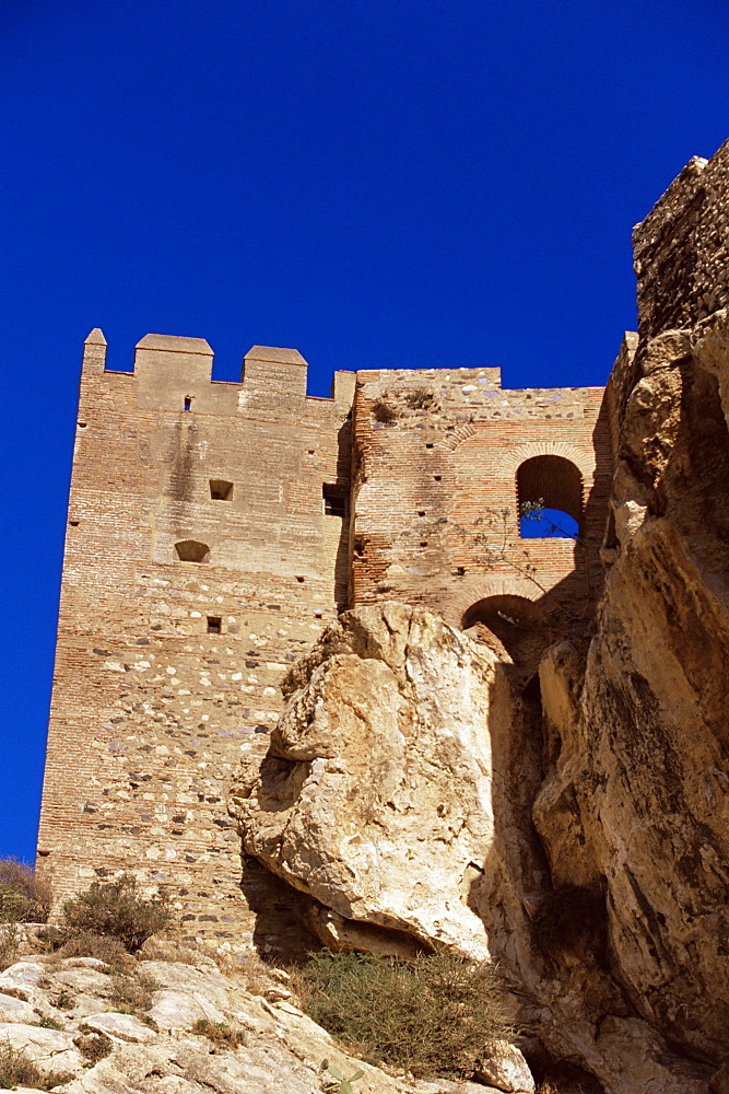 Muslim castle, Salobrena, Andalucia, Spain, Europe