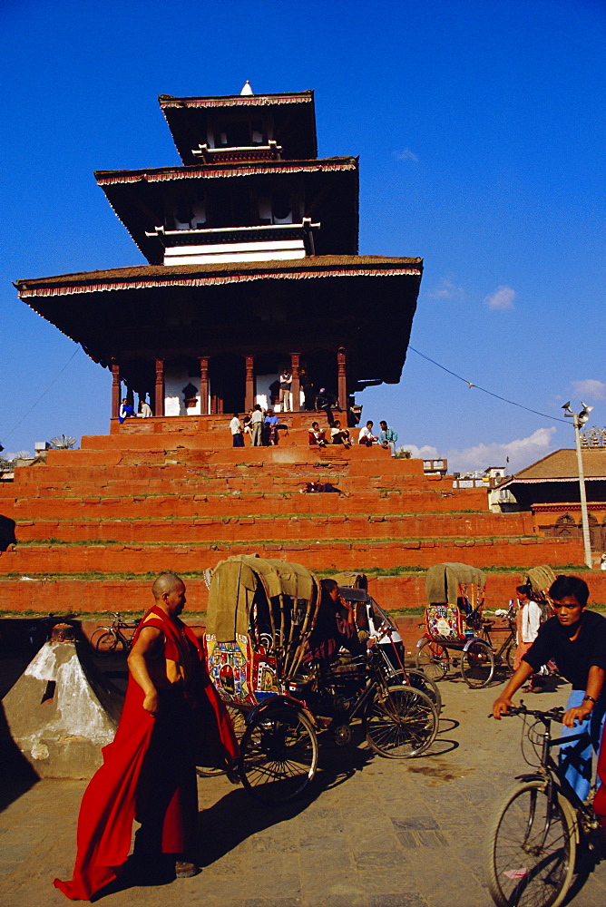 Maju Deval temple at Durbar Square, Katmandu, Nepal