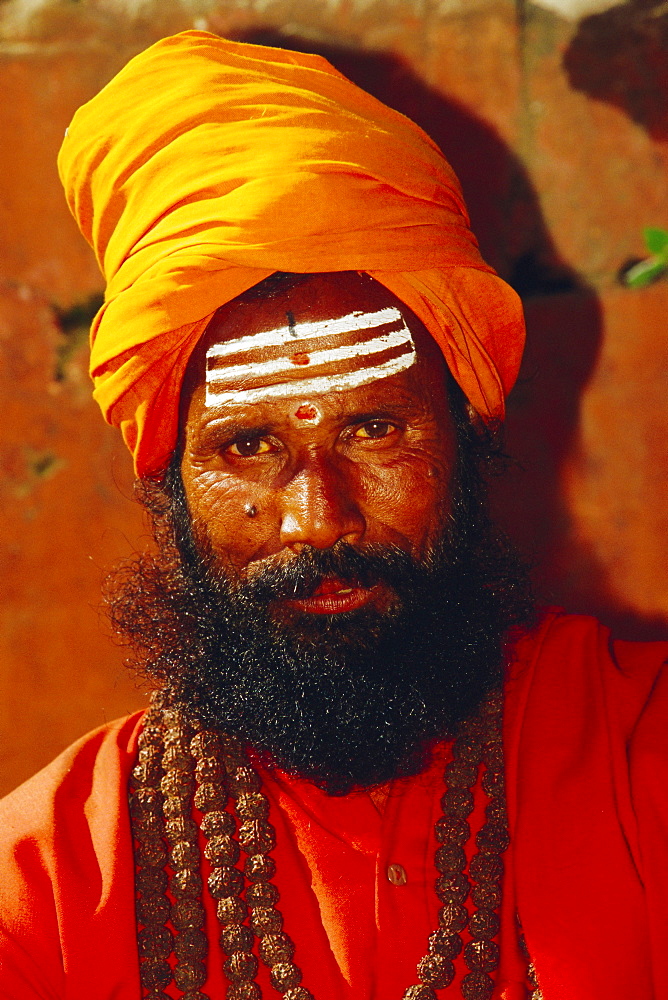 Portrait of a Hindu Sadhu, Pashupatinath, Katmandu, Nepal