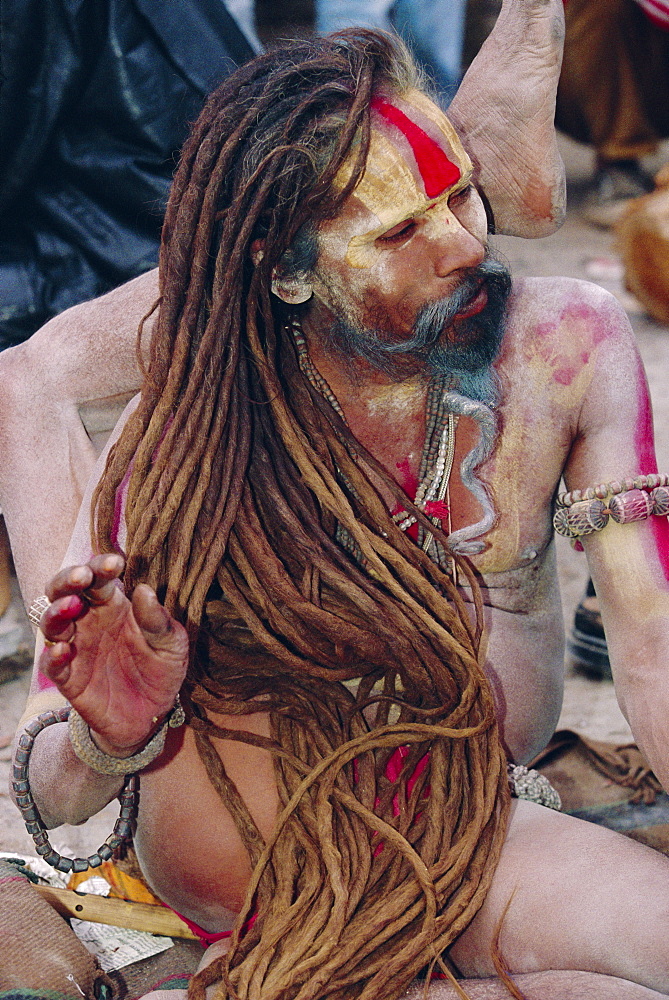 Portrait of an Indian Sadhu, Pashupatinath, Katmandu, Nepal