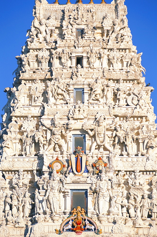 Detail of a Hindu temple, Pushkar, Rajasthan state, India, Asia