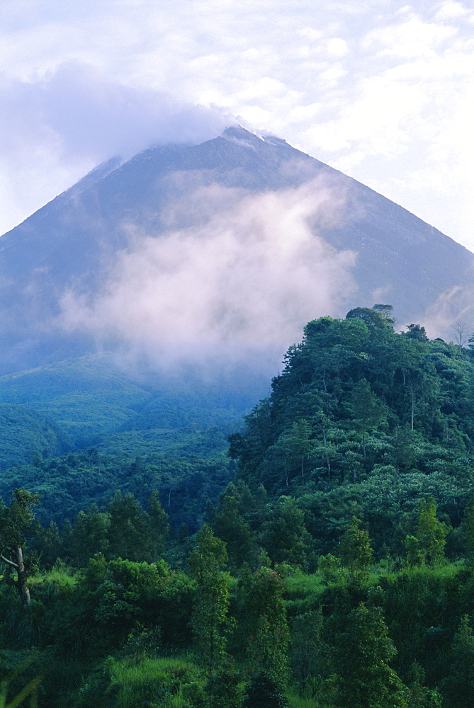 Merapi volcano, Yogyakarta region, Java, Indonesia