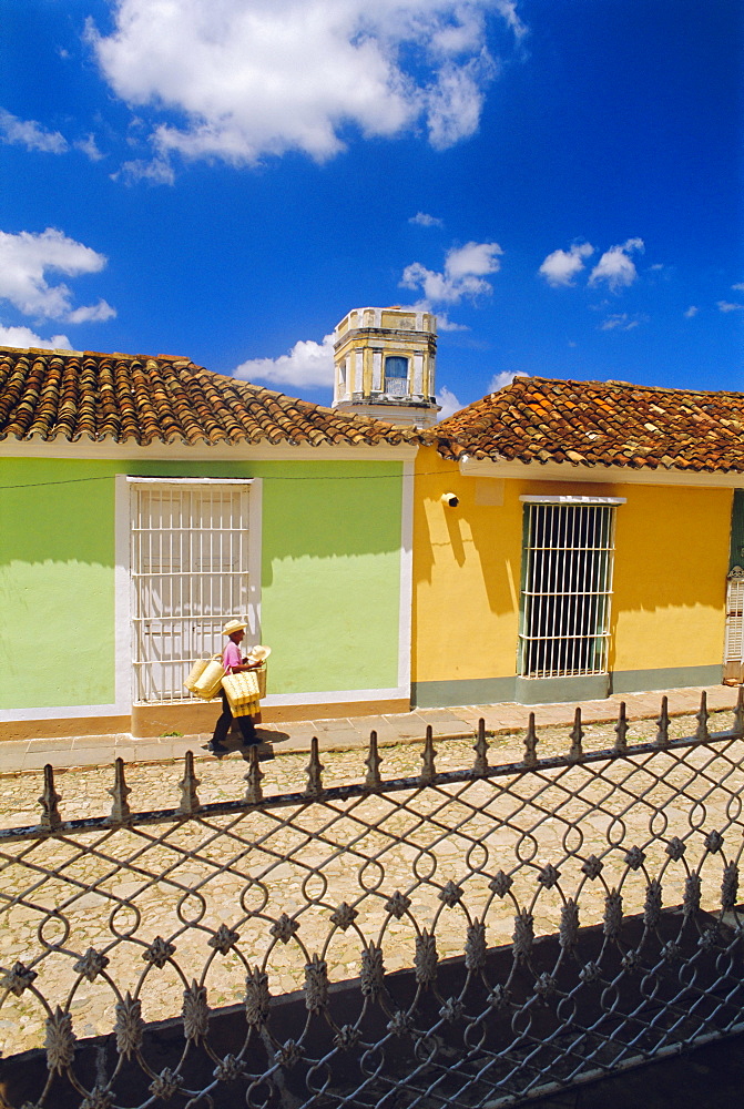 Main Square, Trinidad, Sancti Spirtus region, Cuba 