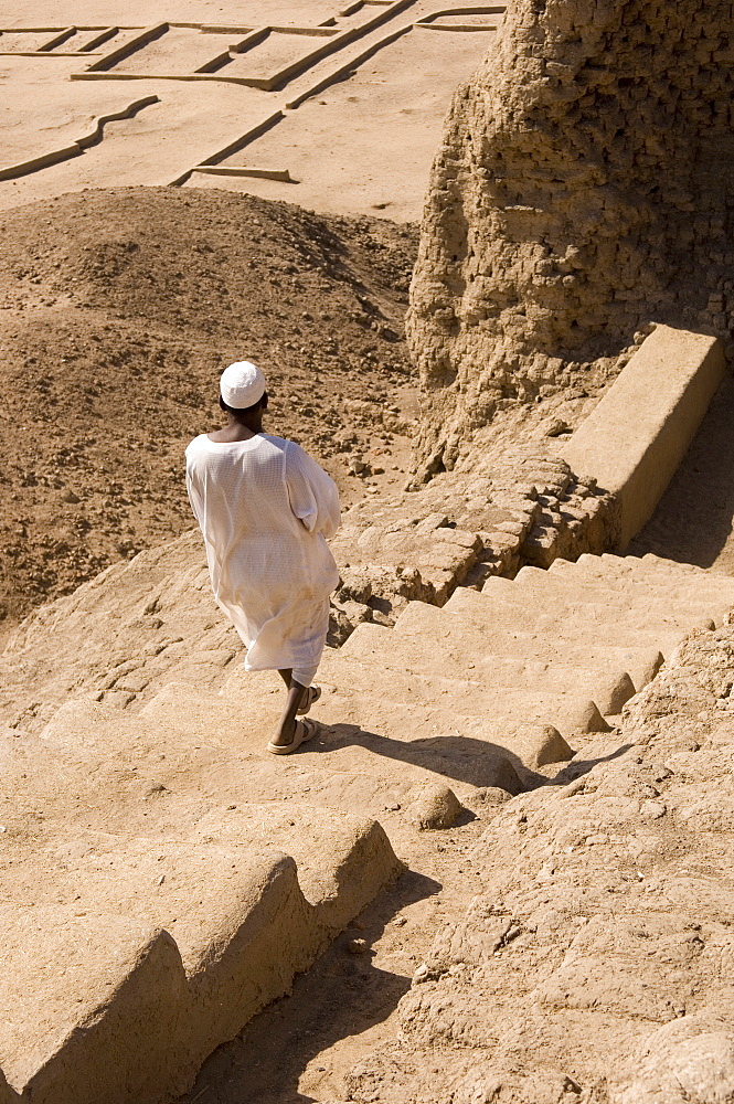 The early Nubian city of Kerma after excavation by the Swiss team of Professor Charles Bonnet of the University of Geneva, Suda, Africa