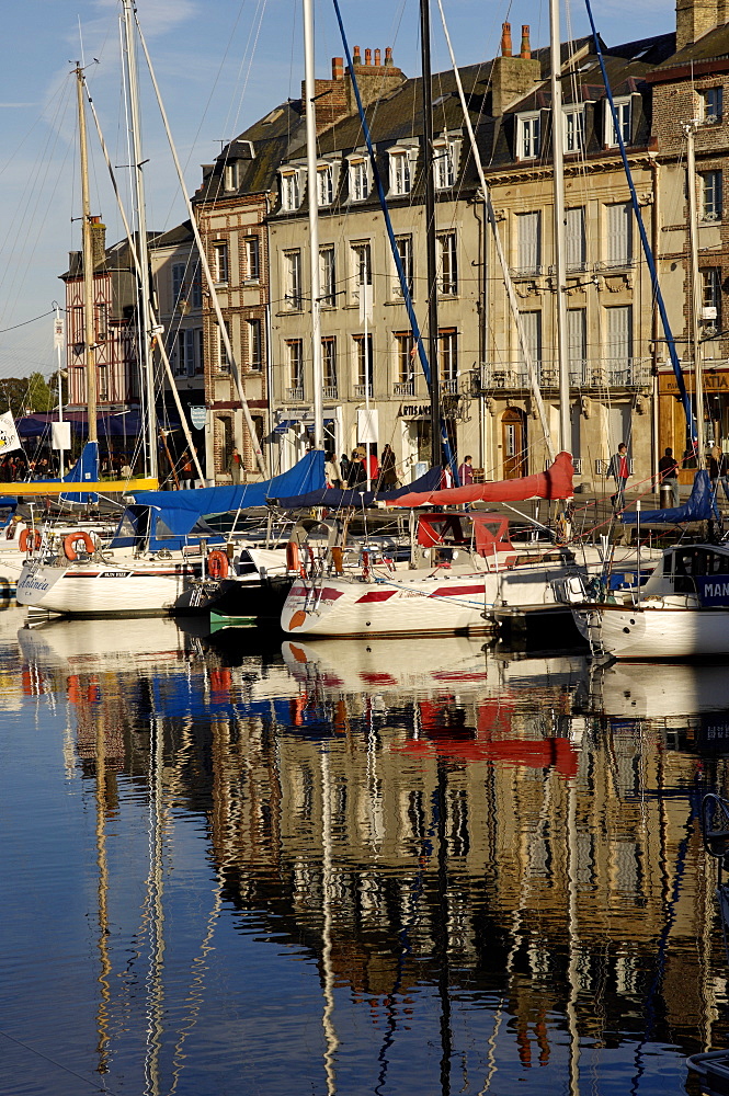 Honfleur Harbour, Calvados, Normandy, France, Europe