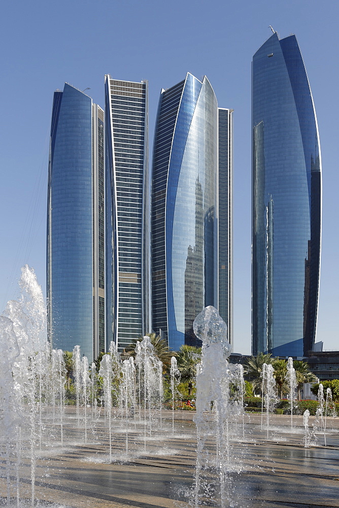 Etihad Towers, Abu Dhabi, United Arab Emirates, Middle East