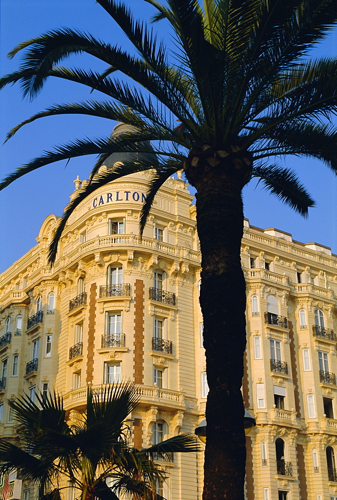 Hotel Carlton, Boulevard de la Croisette, Cannes, Cote d'Azur, Alpes-Maritimes, France