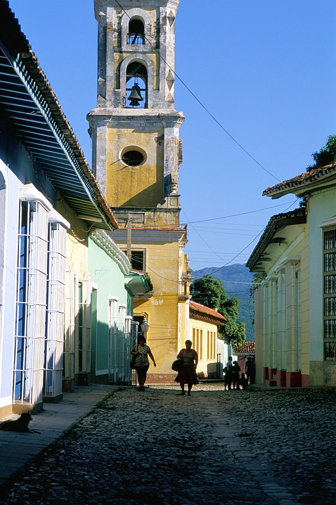 Santa Ana church, town of Trinidad, UNESCO World Heritage Site, Sancti Spiritus region, Cuba, West Indies, Central America