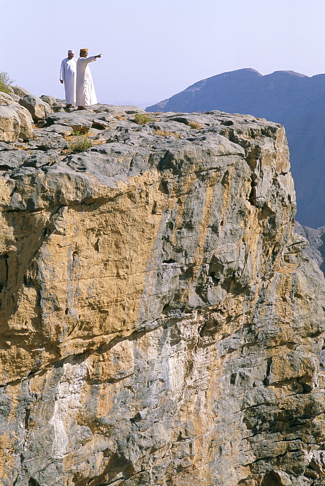 Diana Point, Al Jabal Al Akkar region, Hajar Mountains, Sultanate of Oman, Middle East