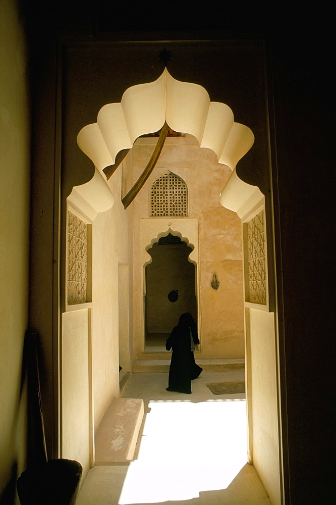 Jabrin castle, Nizwa region, Sultanate of Oman, Middle East