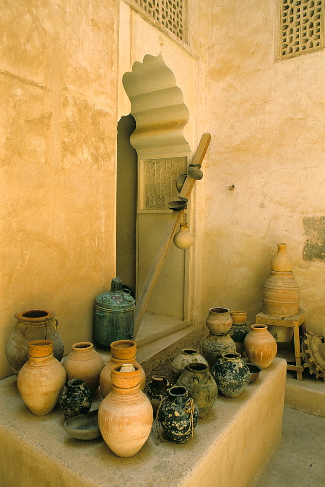 Jabrin castle, Nizwa region, Sultanate of Oman, Middle East