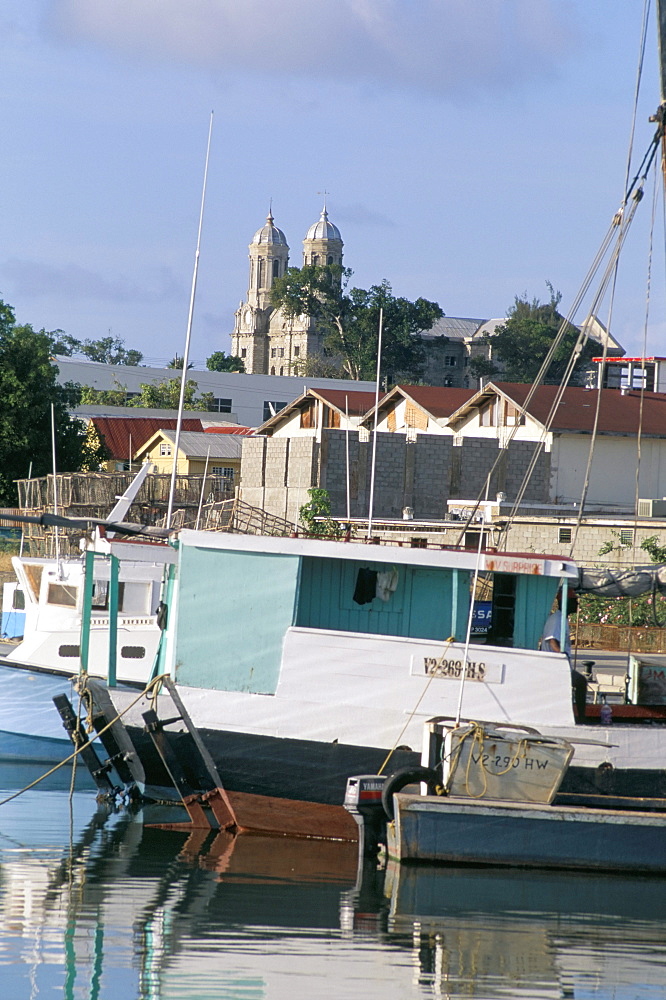 Fishing port, St. John's, Antigua, Leeward Islands, West Indies, Caribbean, Cental America