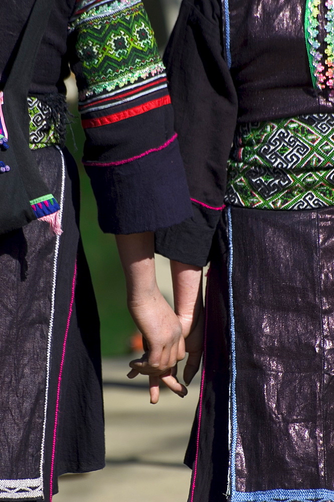 Sapa morning market, Sapa, Northern Vietnam, Southeast Asia, Asia