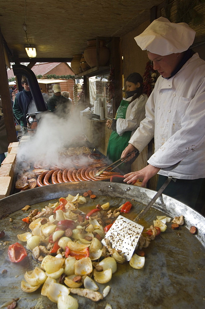 Christmas Market, Budapest, Hungary, Europe