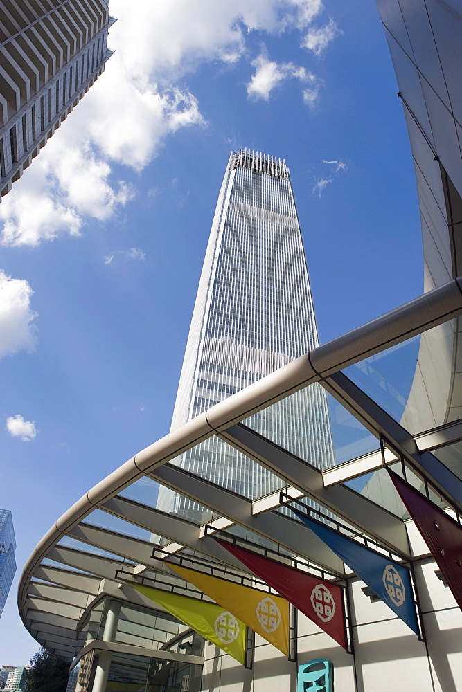 World Trade Center Phase 3 building, at 330m Beijing's tallest building, in Guomao CB, Beijing, China, Asia