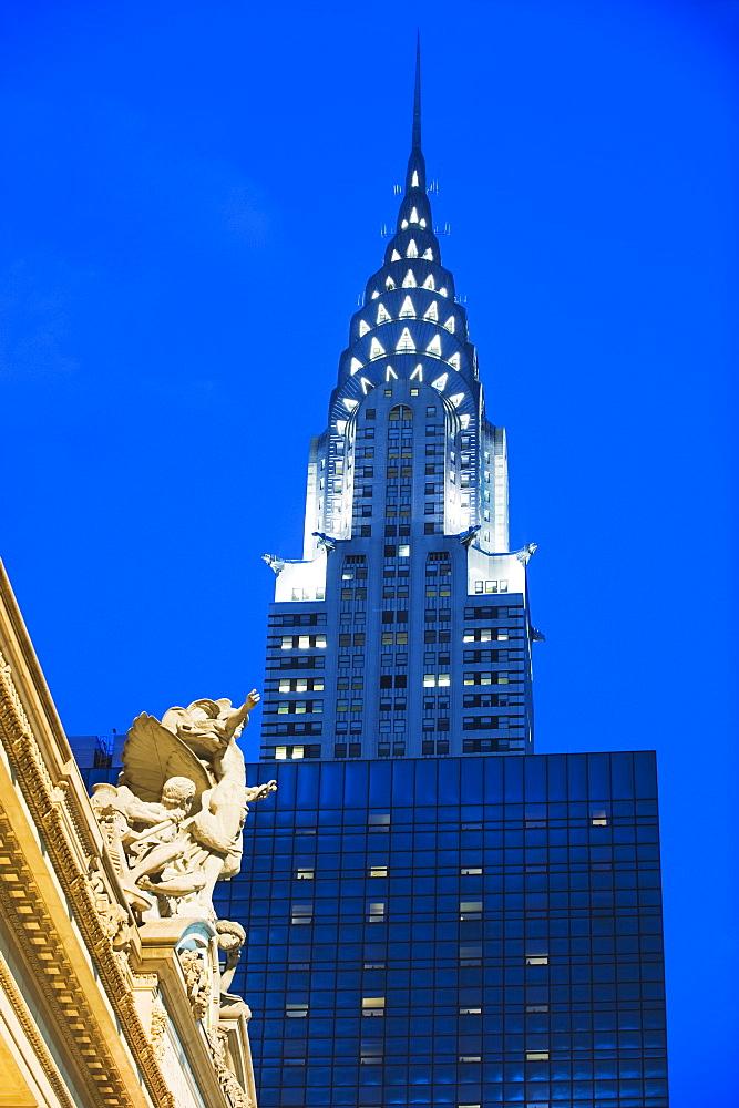 Chrysler Building at Grand Central Station, Manhattan, New York City, New York, United States of America, North America