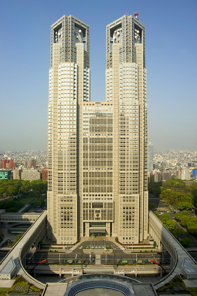 Metropolitan government building, Tocho, Shinjuku, Tokyo City, Honshu Island, Japan, Asia