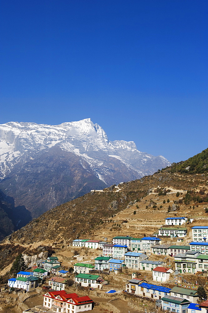 Namche Bazar, Solu Khumbu Everest Region, Sagarmatha National Park, Himalayas, Nepal, Asia