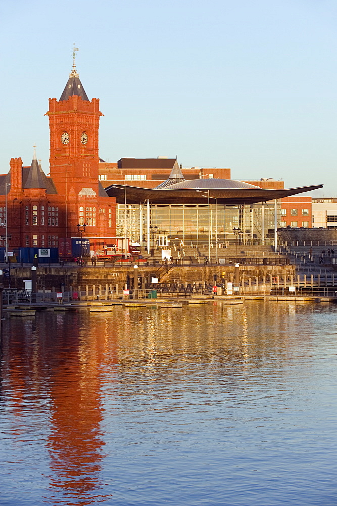 The Pierhead Building, Cardiff Bay, Cardiff, Wales, United Kingdom, Europe