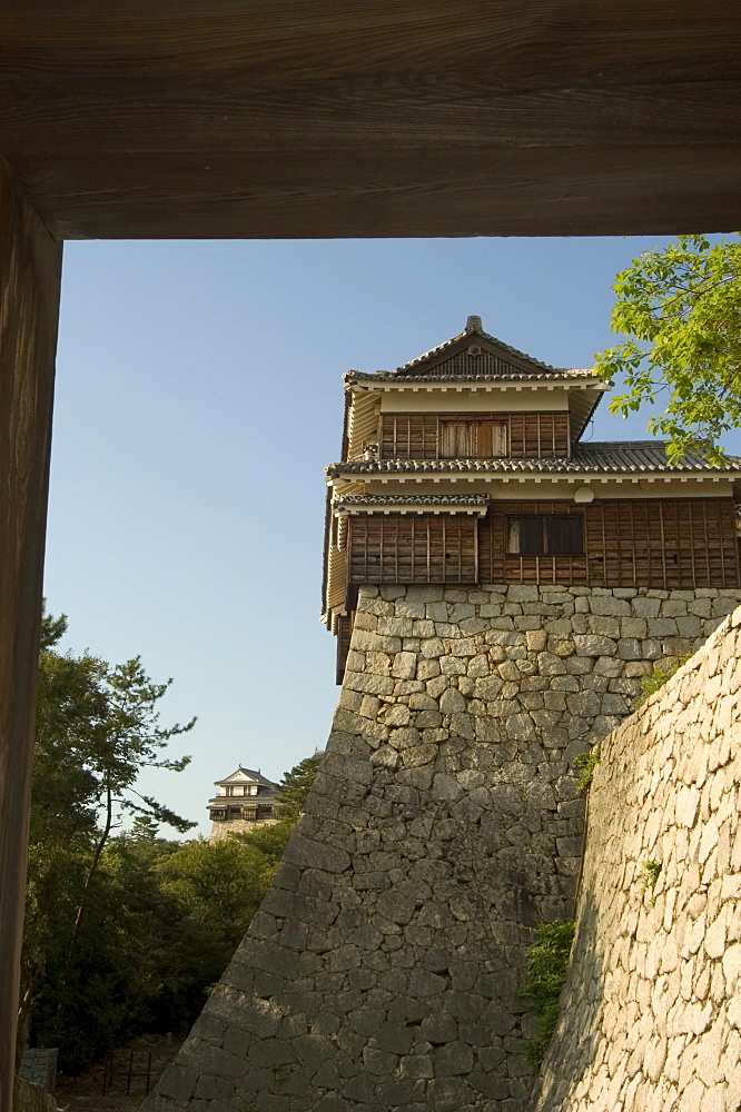 Matsuyama castle, Matsuyama city, Shikoku, Japan, Asia