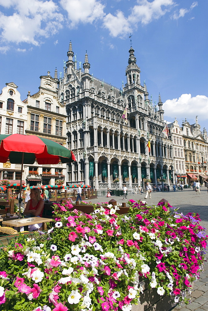 Guildhalls in the Grand Place, UNESCO World Heritage Site, Brussels, Belgium, Europe