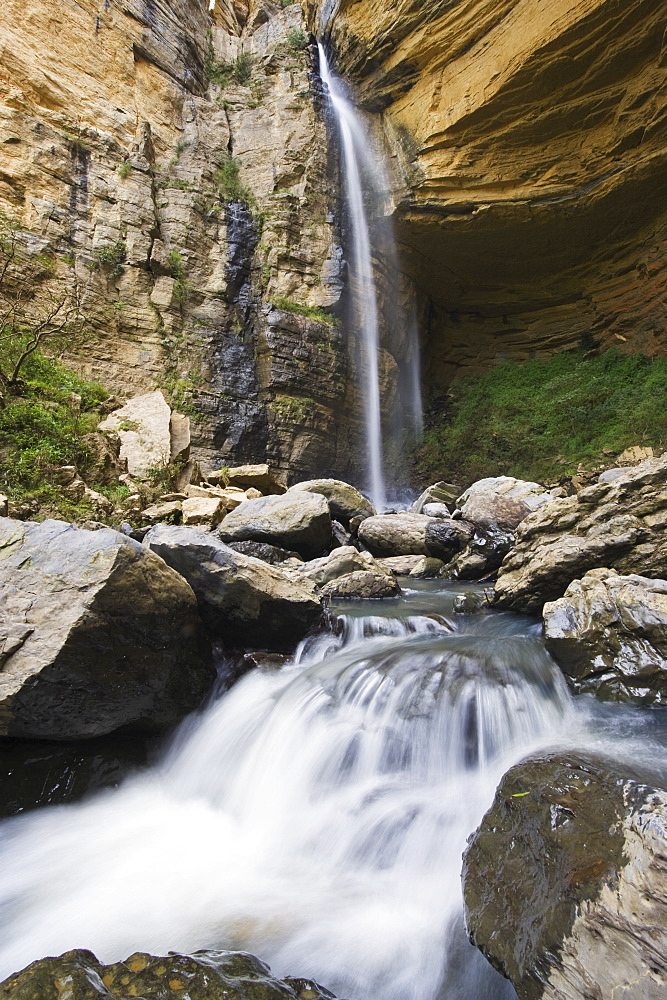 El Hayal Waterfall, Santa Sofia, near Villa de Leyva, Colombia, South America