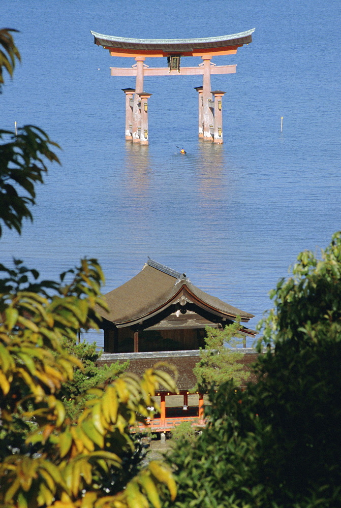 Tori on Miyajima Island, Hiroshima, Japan