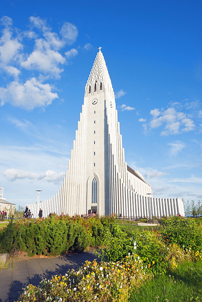 Hallgrimskirkja church, Reykjavik, Iceland, Polar Regions