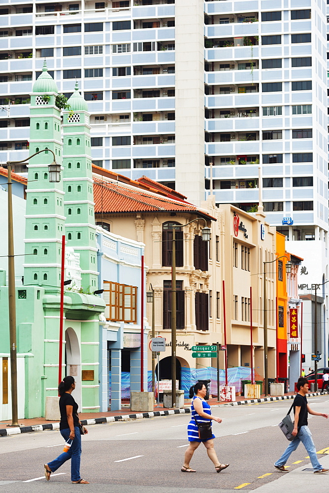 Chinatown mosque, Singapore, Southeast Asia, Asia