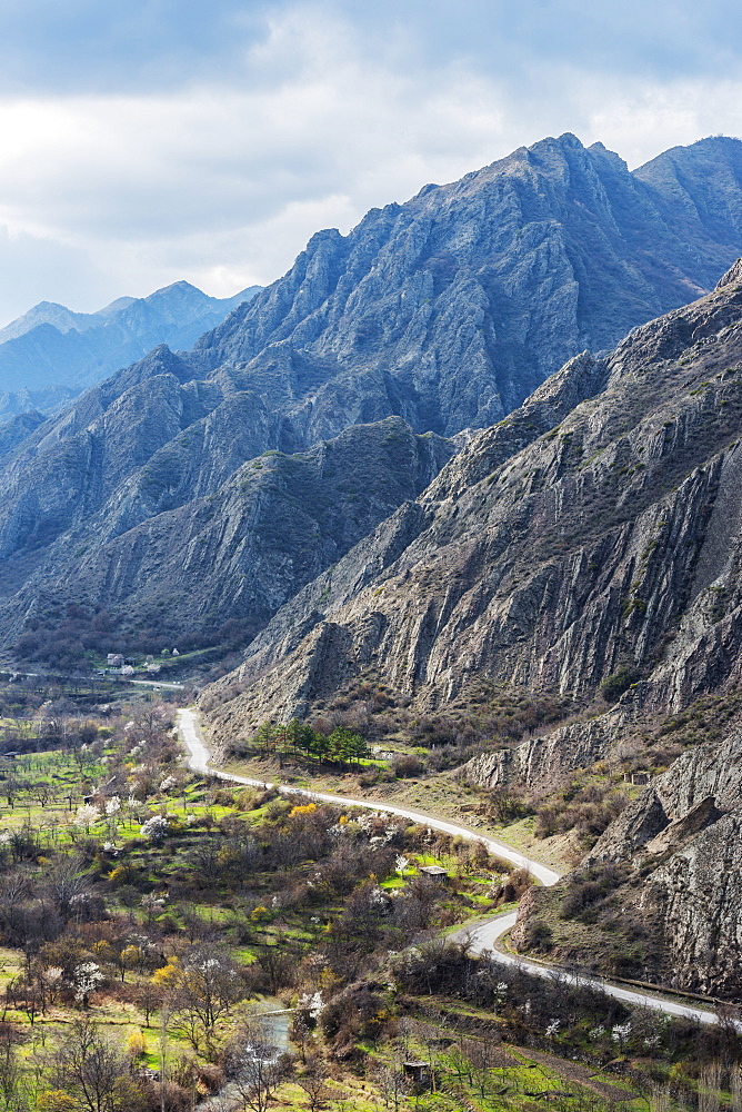 Tana valley near Gori, Shida Kartli, Georgia, Caucasus, Central Asia, Asia