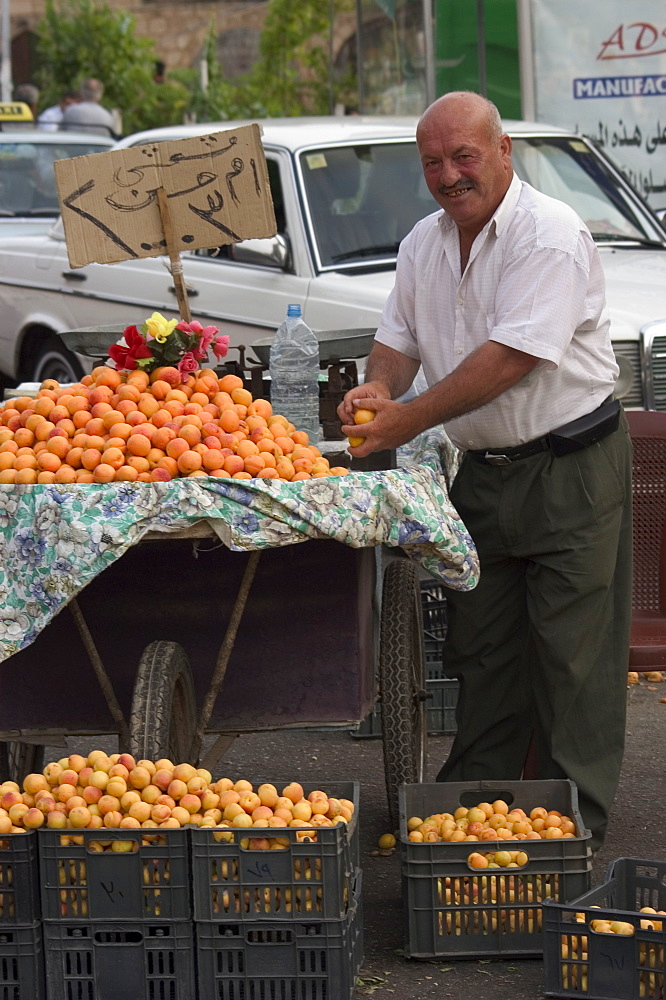 Fruit seller, Tripoli, Lebanon, Middle East