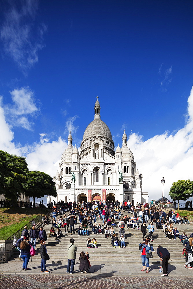 Sacre Coeur Basilica, Montmartre, Paris, France, Europe