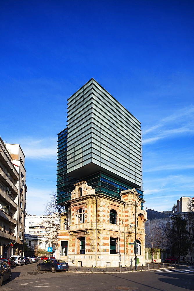 Piata Revolutei Square, (Revolution Square) Headquarters of the Romanian Architects Association, Bucharest, Romania, Europe