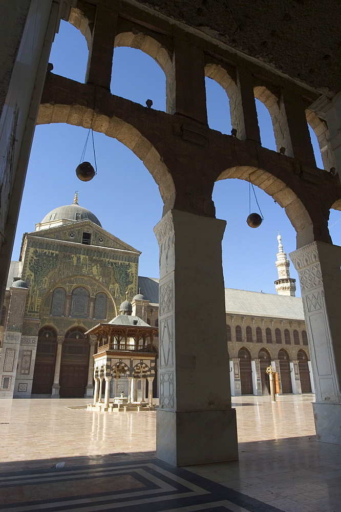 Umayyad Mosque, UNESCO World Heritage Site, Damascus, Syria, Middle East