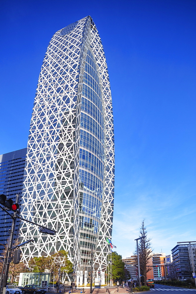 Mode Gakuen Cocoon tower, Fashion college building, Shinjuku, Tokyo, Japan, Asia